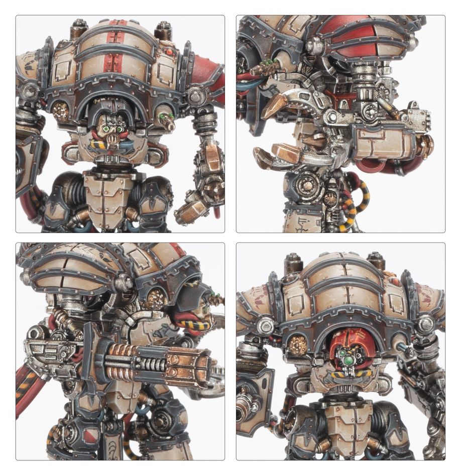 Warhammer: Legions Imperialis: Mechanicum Questoris Knights Magaera and Styrix