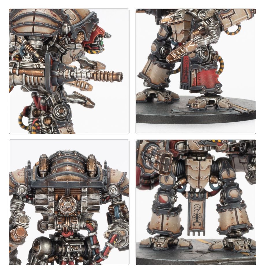 Warhammer: Legions Imperialis: Mechanicum Questoris Knights Magaera and Styrix