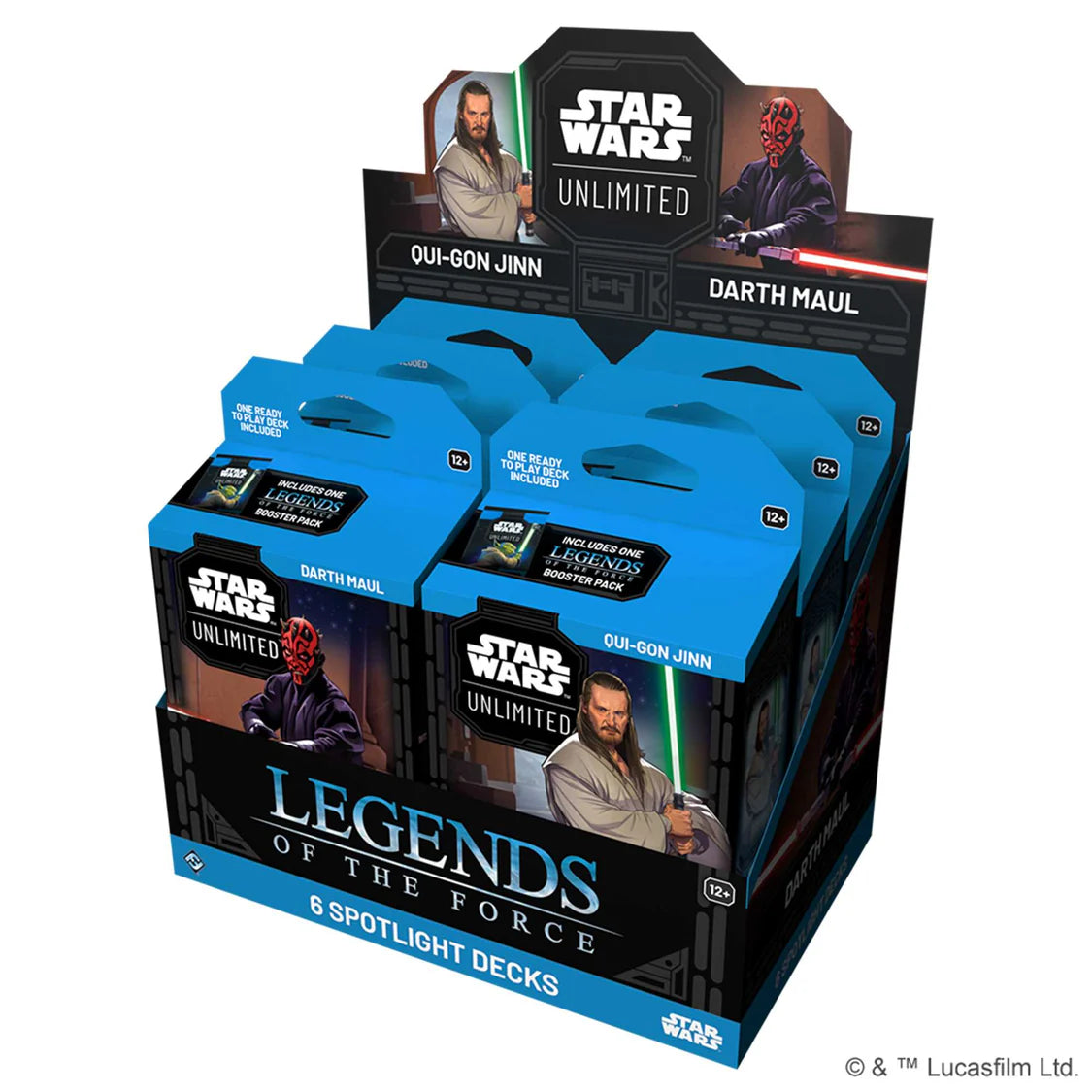 **Pre-Order** 11.07.2025 Star Wars: Unlimited Spotlight Deck - Darth Maul & QuiGonJinn - Legends of the Force