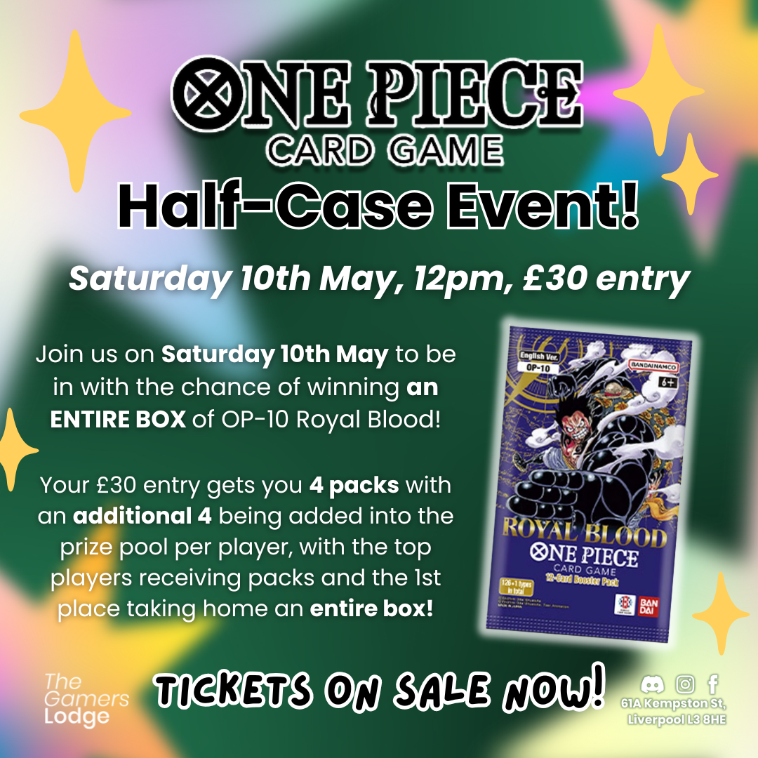 10th May One Piece OP-10 Joe Mcgee Celebration event - Ticket