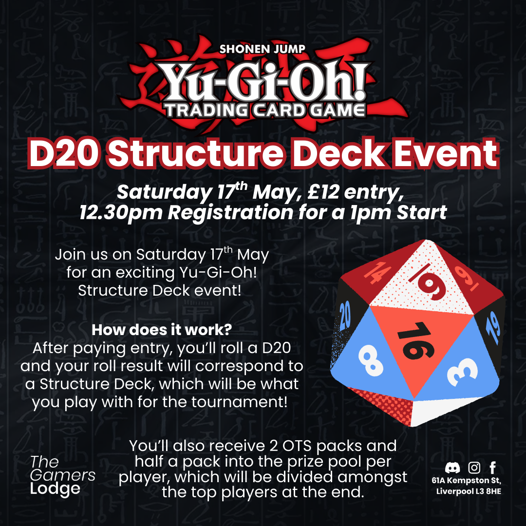 17.05.25 Ticket - Yu-Gi-Oh! D20 Structure Deck Event
