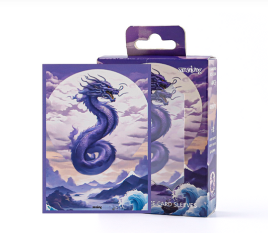 Sanseking - Standard Sleeves - Amethyst Snow Azure