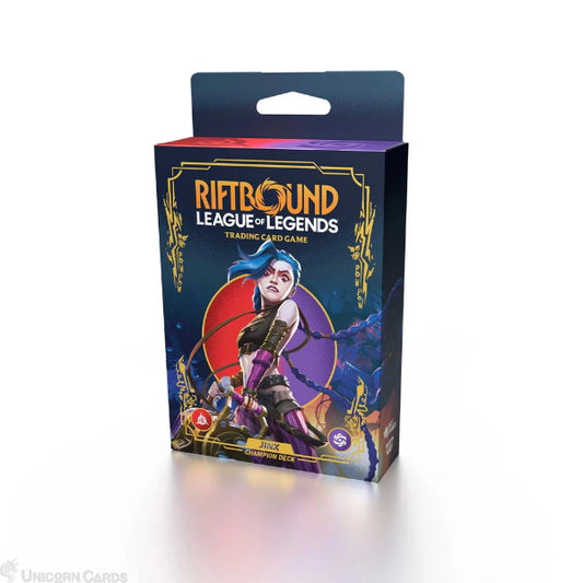 **Pre-Order** - October, 2025 Riftbound: League of Legends TCG - Set One: Origins Champion Deck - Jinx