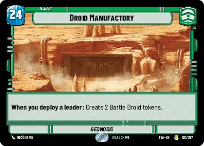 022 - Droid Manufactory - TWOTR - SWU