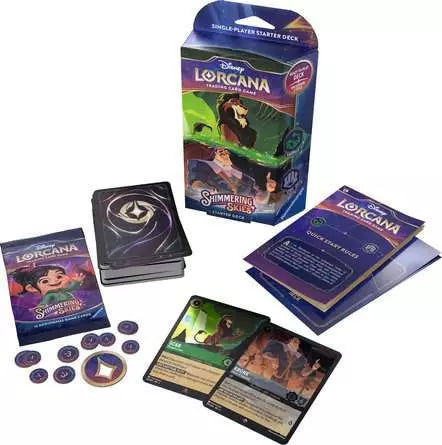 Disney Lorcana Trading Card Game - Shimmering Skies - Starter Deck - set 5