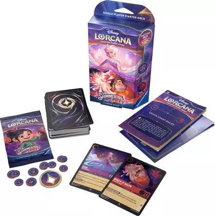 Disney Lorcana Trading Card Game - Shimmering Skies - Starter Deck - set 5