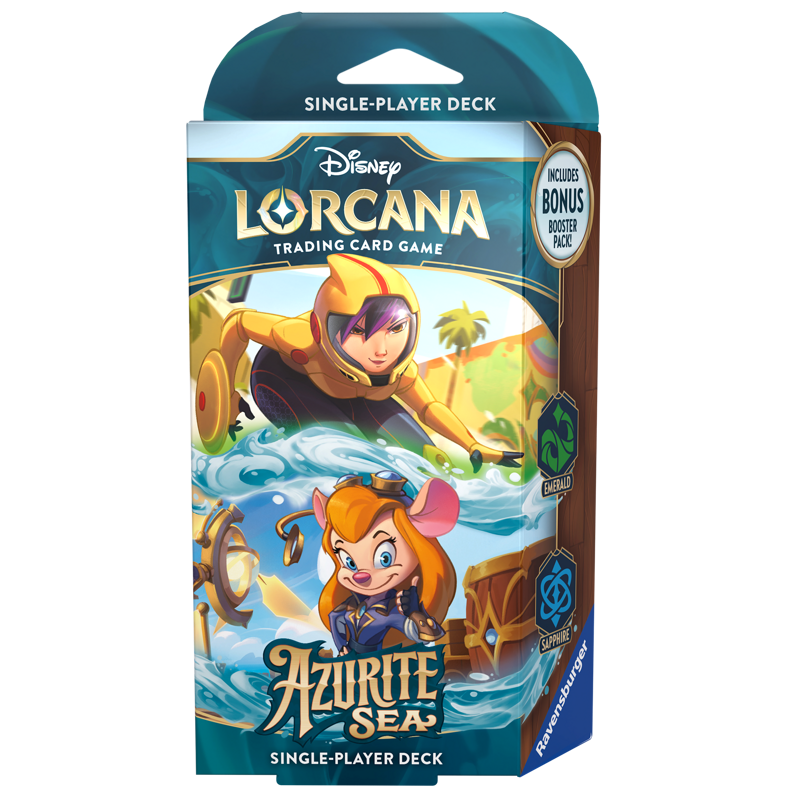 Disney Lorcana Trading Card Game - Azurite Sea - Starter Deck B - Set 6