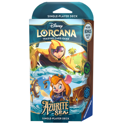 Disney Lorcana Trading Card Game - Azurite Sea - Starter Deck B - Set 6