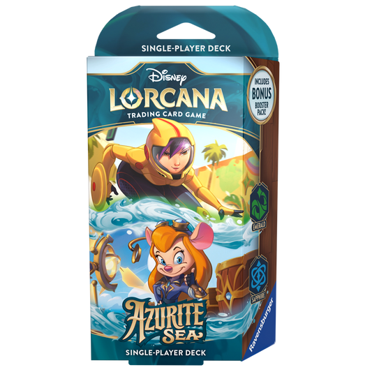 Disney Lorcana Trading Card Game - Azurite Sea - Starter Deck B - Set 6