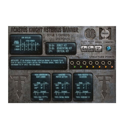 Warhammer: 40K - Legions Imperialis: Mechanicum Acastus Knights Asterius