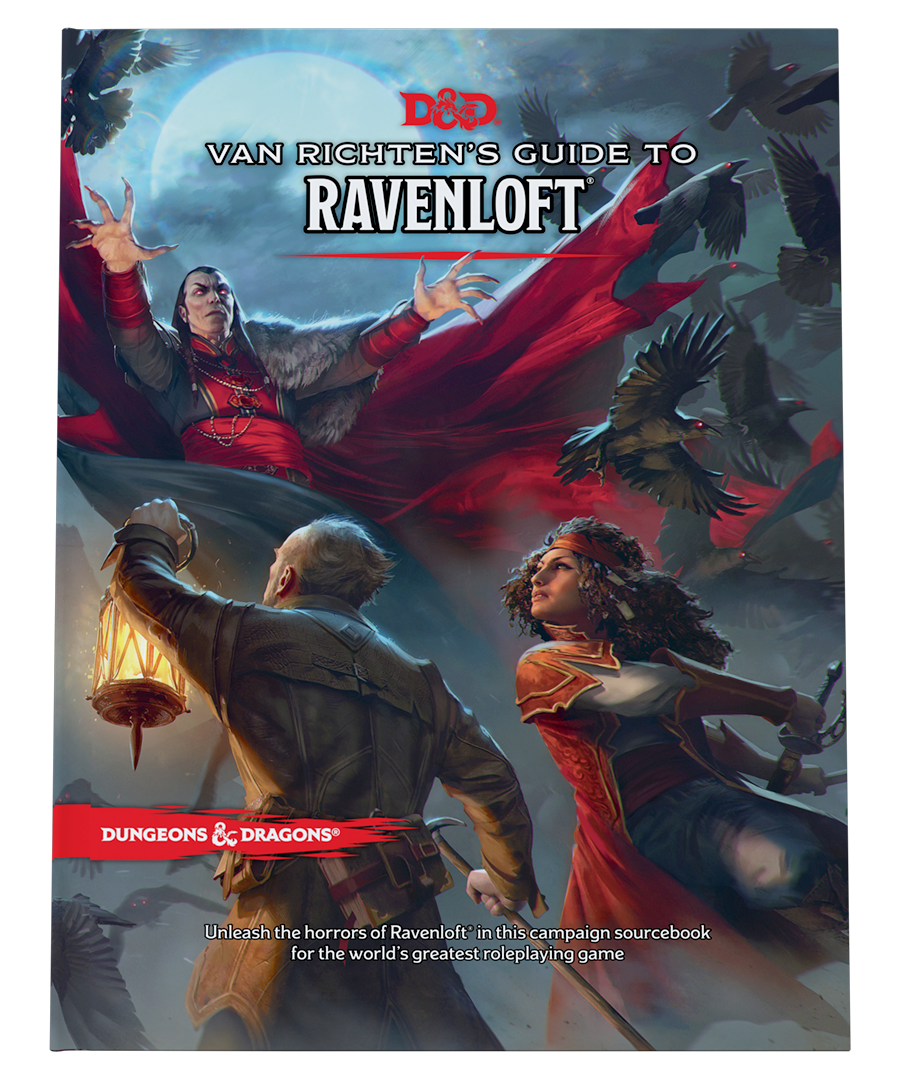Van Richten's guide to ravenloft book front cover dungeons and dragons 
