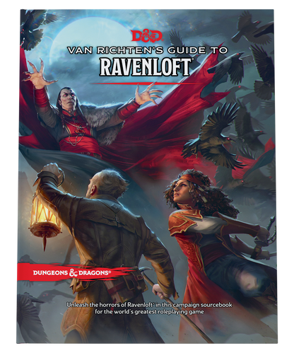 Van Richten's guide to ravenloft book front cover dungeons and dragons 
