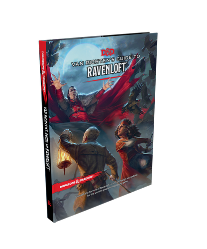 Van Richten's guide to ravenloft book thickness side view dungeons and dragons 