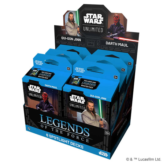**Pre-Order** 11.07.2025 Star Wars: Unlimited Spotlight Deck - Darth Maul & QuiGonJinn - Legends of the Force