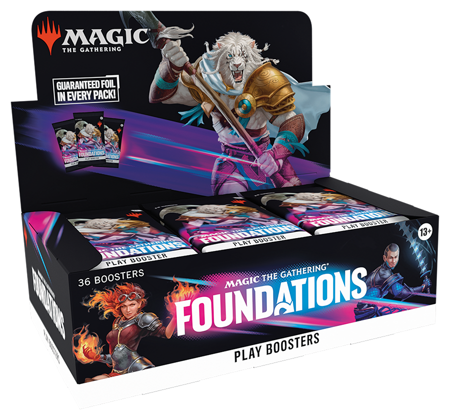 Magic the gathering - foundations: Play booster box front view