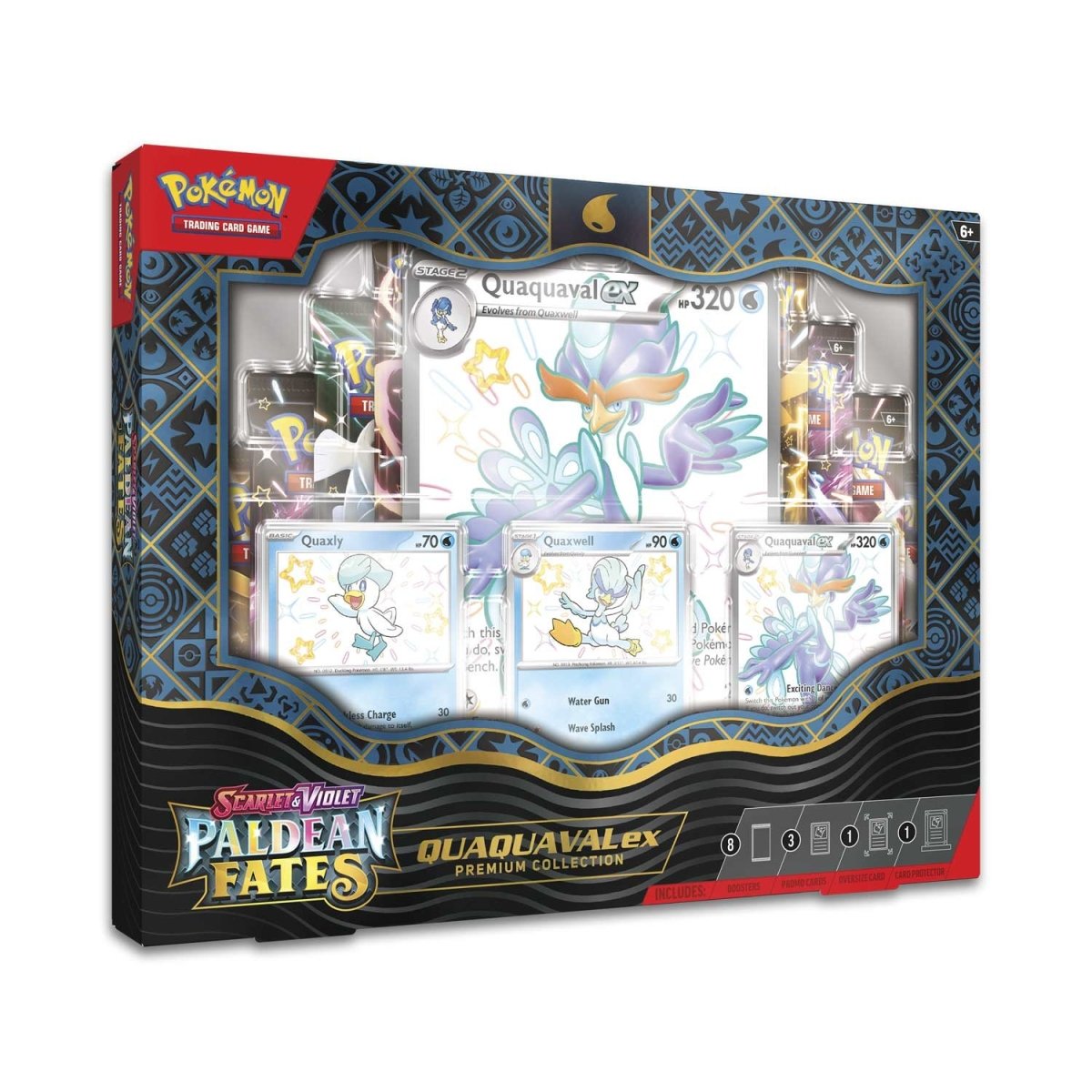 Pokemon Trading Card Game - Scarlet & Violet - Paldean Fates Quaquaval ex Premium Collection