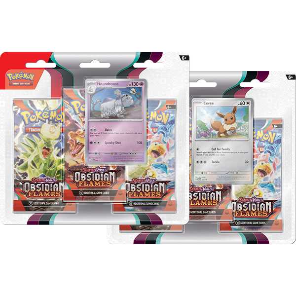 Pokemon Trading Card Game - Scarlet & Violet 3 Obsidian Flames 3-Pack