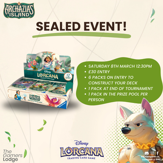 Disney Lorcana Archazia's Island Sealed Event