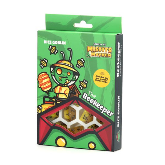 Dice Goblin: The Beekeeper - Dice Set