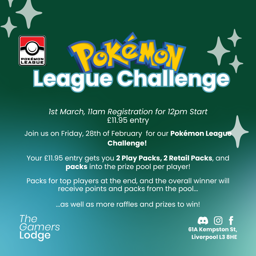 Pokémon Trading Card Game - Official Pokémon League Challenge! - 28th of February 2025!