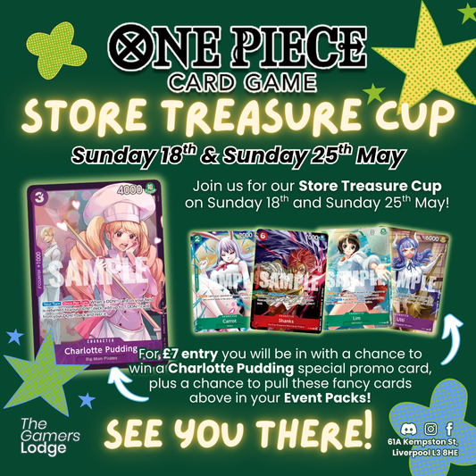 One Piece Card Game - Treasure Cup 18th of may and 25th of May
