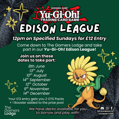 Event Ticket - 14th September 2025 Edison League Week 4