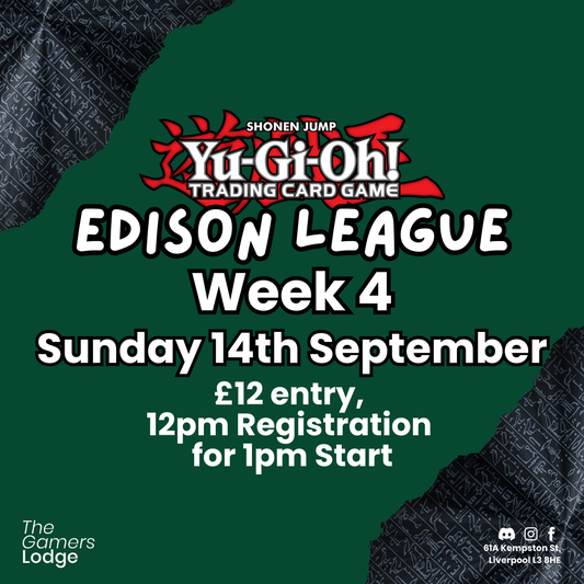 Event Ticket - 14th September 2025 Edison League Week 4