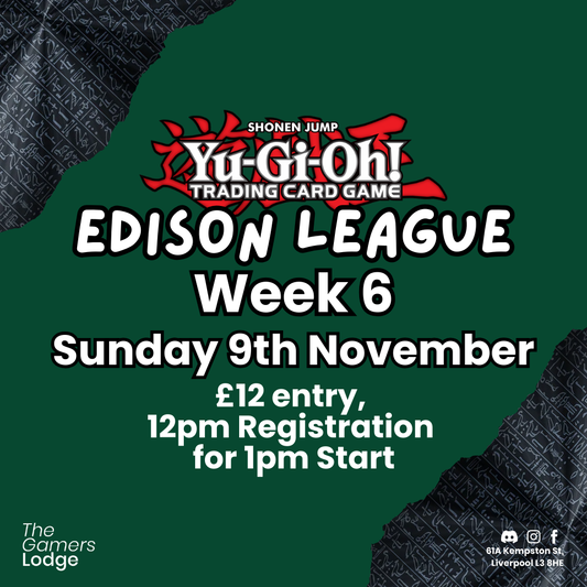 Event Ticket - 9th November 2025 Edison League Week 6