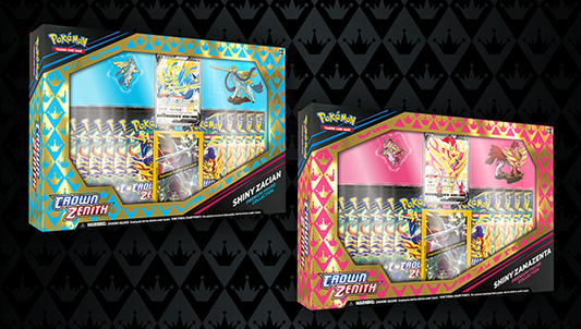 Pokemon Trading Card Game - Crown Zenith - Premium Figure Collection—Shiny Zacian/Zamazenta